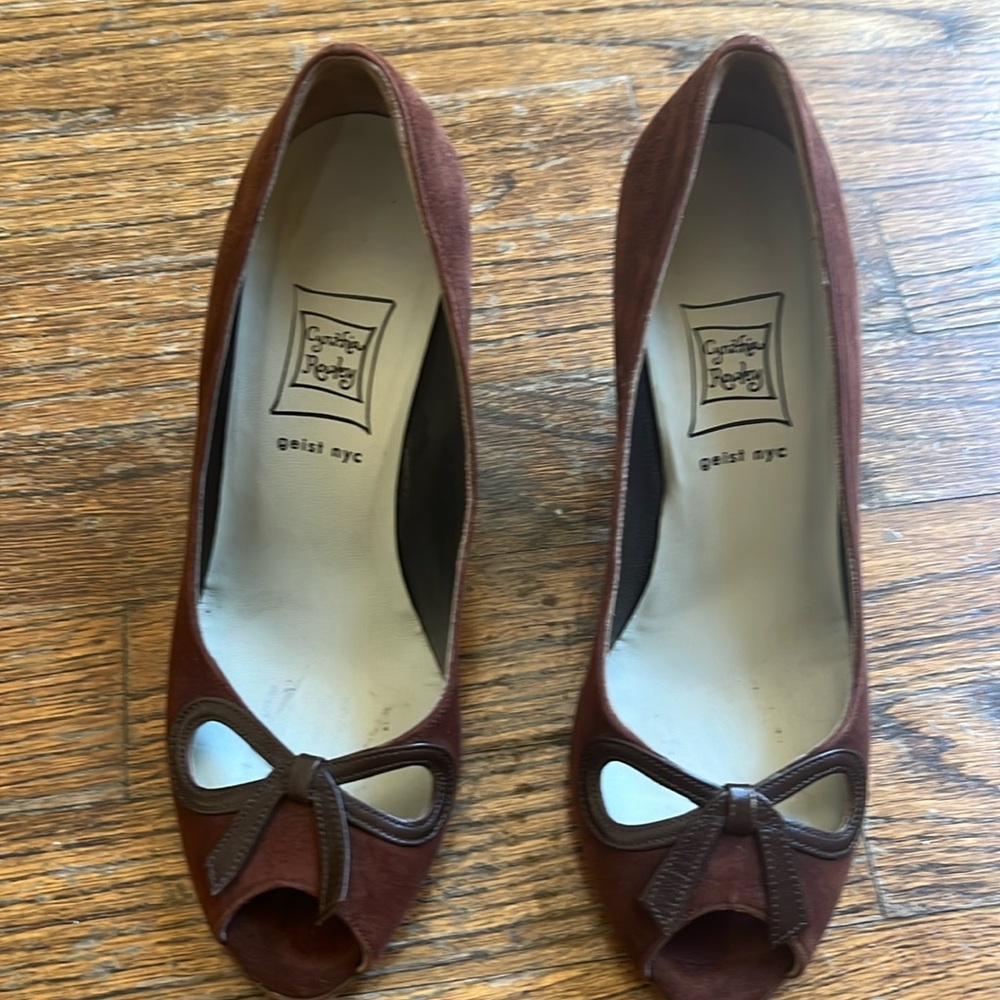 Cynthia Rowley heels. Made in Italy